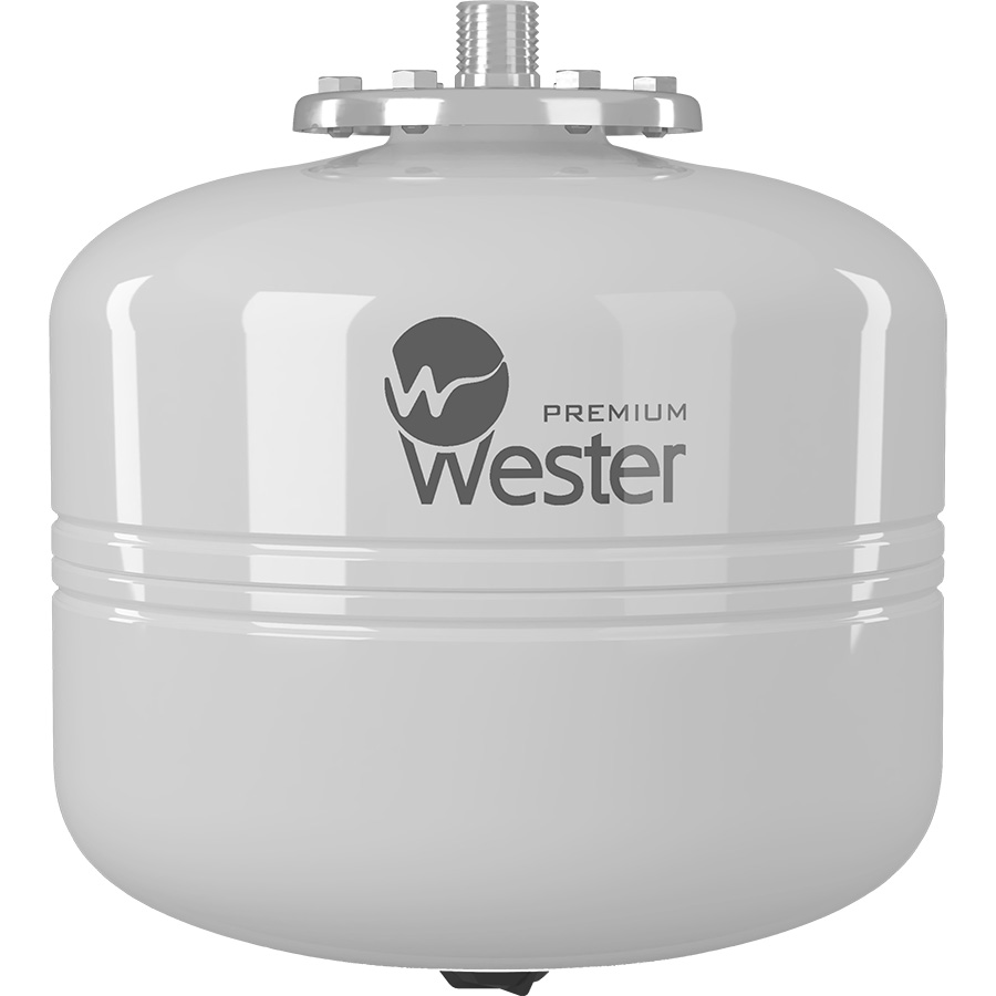 

Мембранный бак для ГВС и гелиосистем Wester Premium WDV 12_нерж. контрфланец, Белый