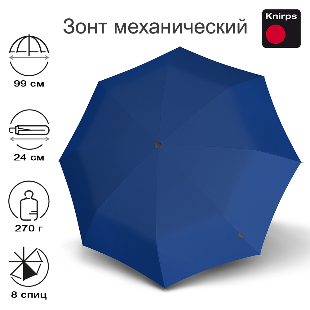 Зонт женский Knirps A.050 Medium Manual blue