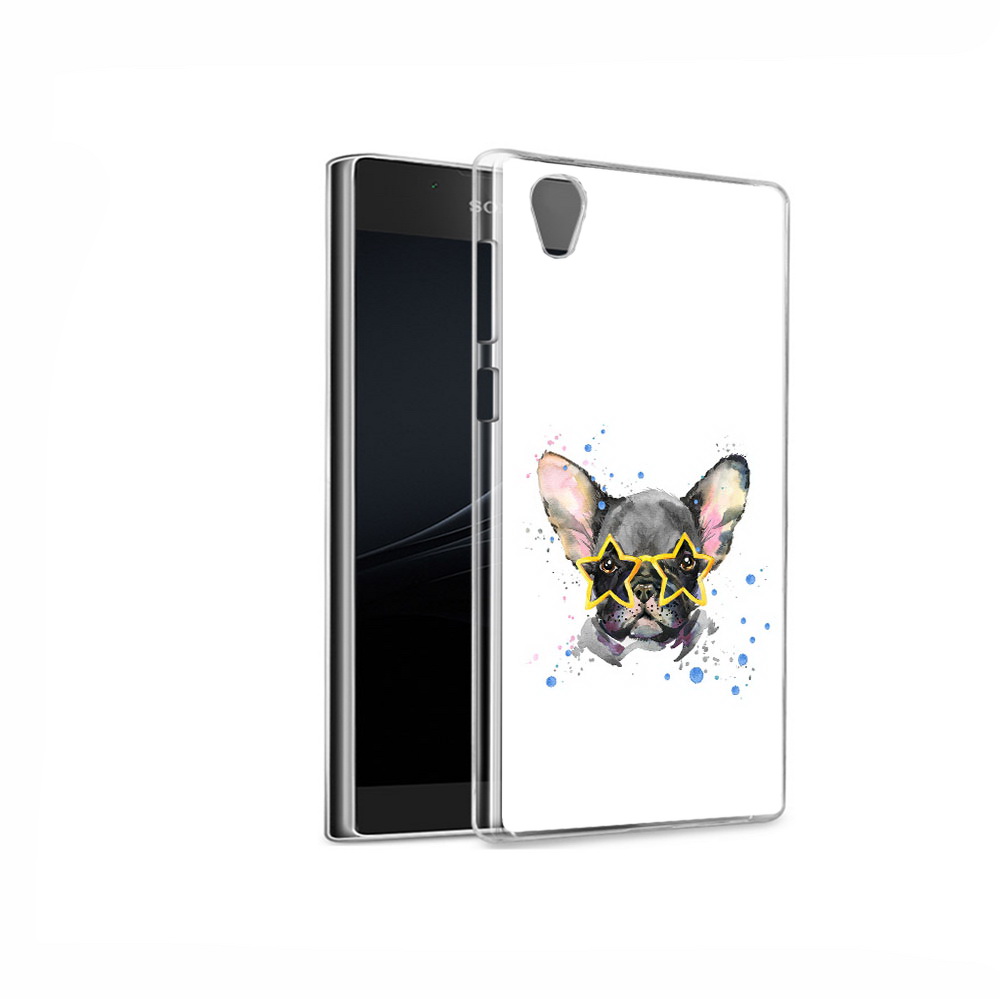 

Чехол MyPads Tocco для Sony Xperia L1 буля в очках (PT66853.250.252), Прозрачный, Tocco