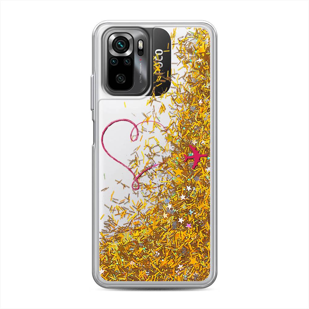 

Чехол Awog "Сердце и самолет" на Xiaomi Poco M5s / Сяоми Поко M5s, 316290-1