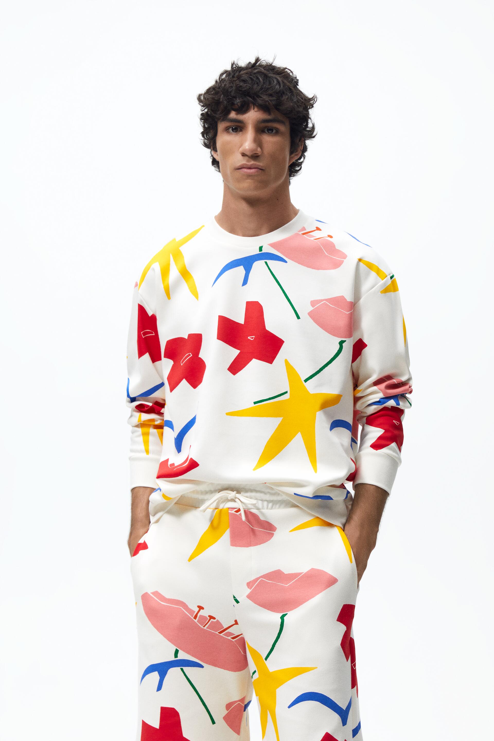 

Свитшот мужской ZARA 04087313 белый XL (доставка из-за рубежа), 04087313