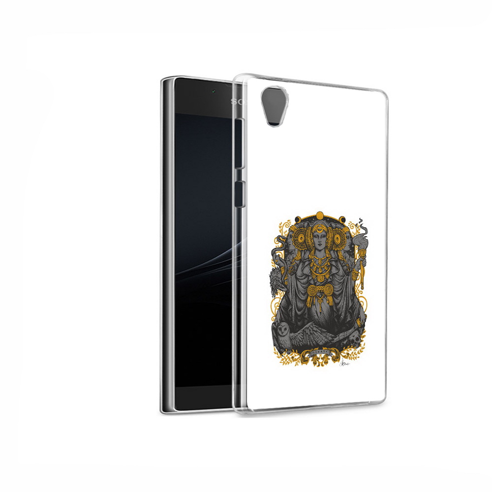 

Чехол MyPads Tocco для Sony Xperia L1 божество с золотыми элементами (PT66853.250.241), Прозрачный, Tocco