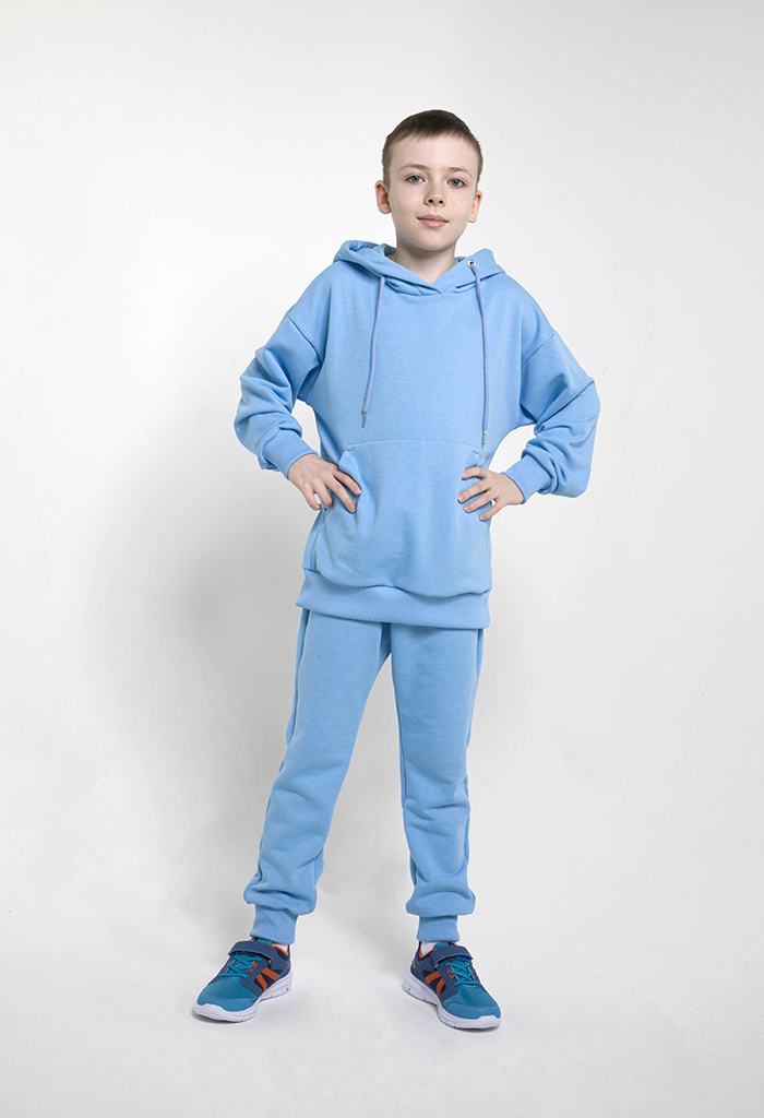 Детский спортивный костюм, МаdbаТ, к0009, р.164, цв. голубой