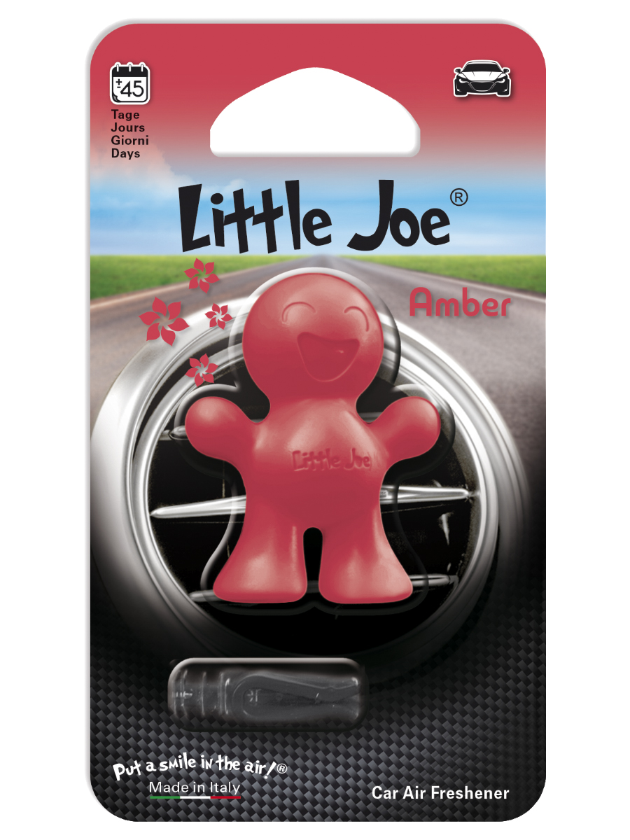 Ароматизатор Little Joe, 3D фигурка, в дефлектор, полимерный, аромат Янтарь