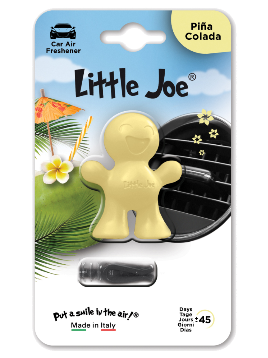 Ароматизатор Little Joe, 3D фигурка, в дефлектор, полимерный, аромат Пина Колада