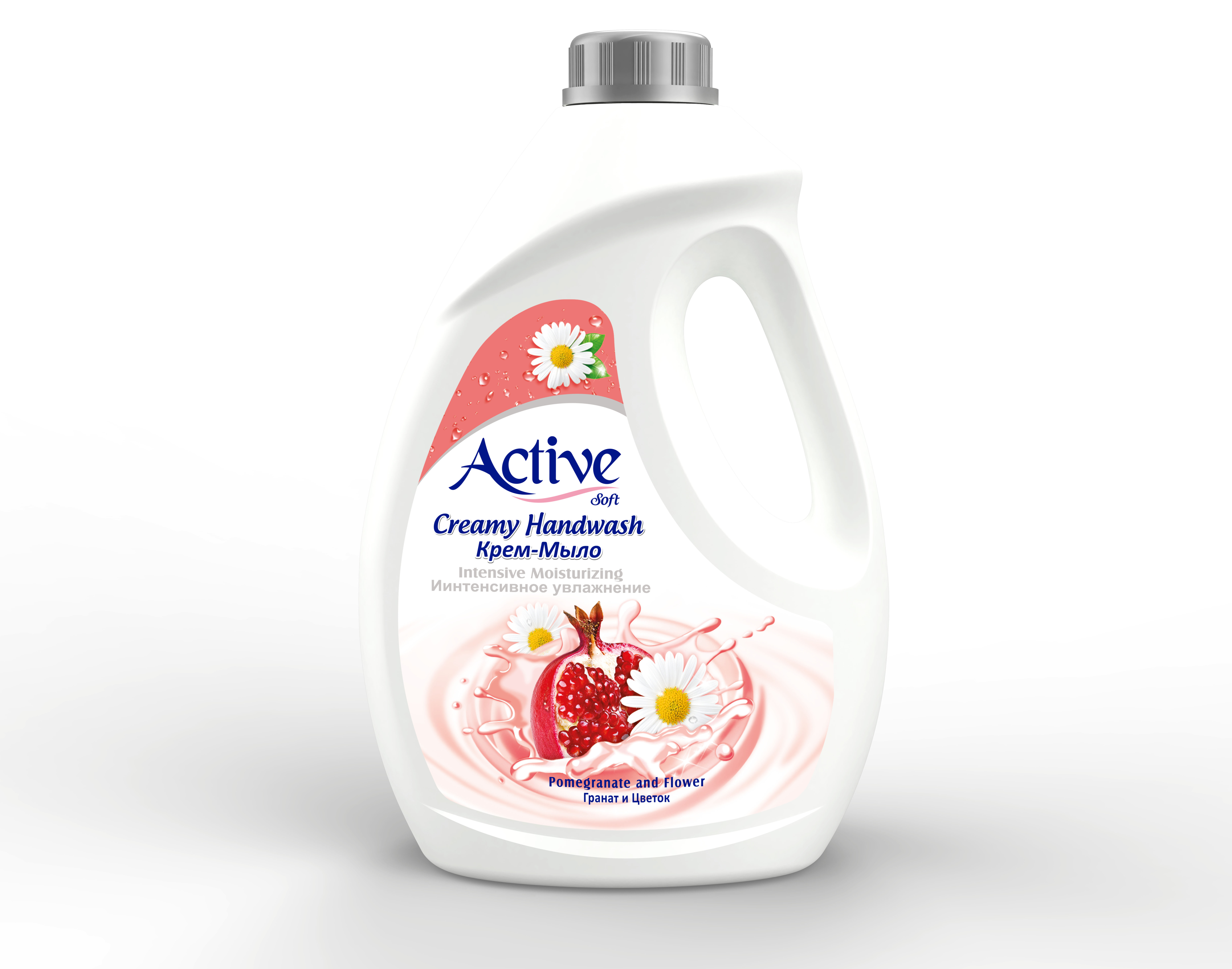 Жидкое крем-мыло ACTIVE с витамином B5 Гранат 2л frosch ухаживающее жидкое мыло для рук гранат 500