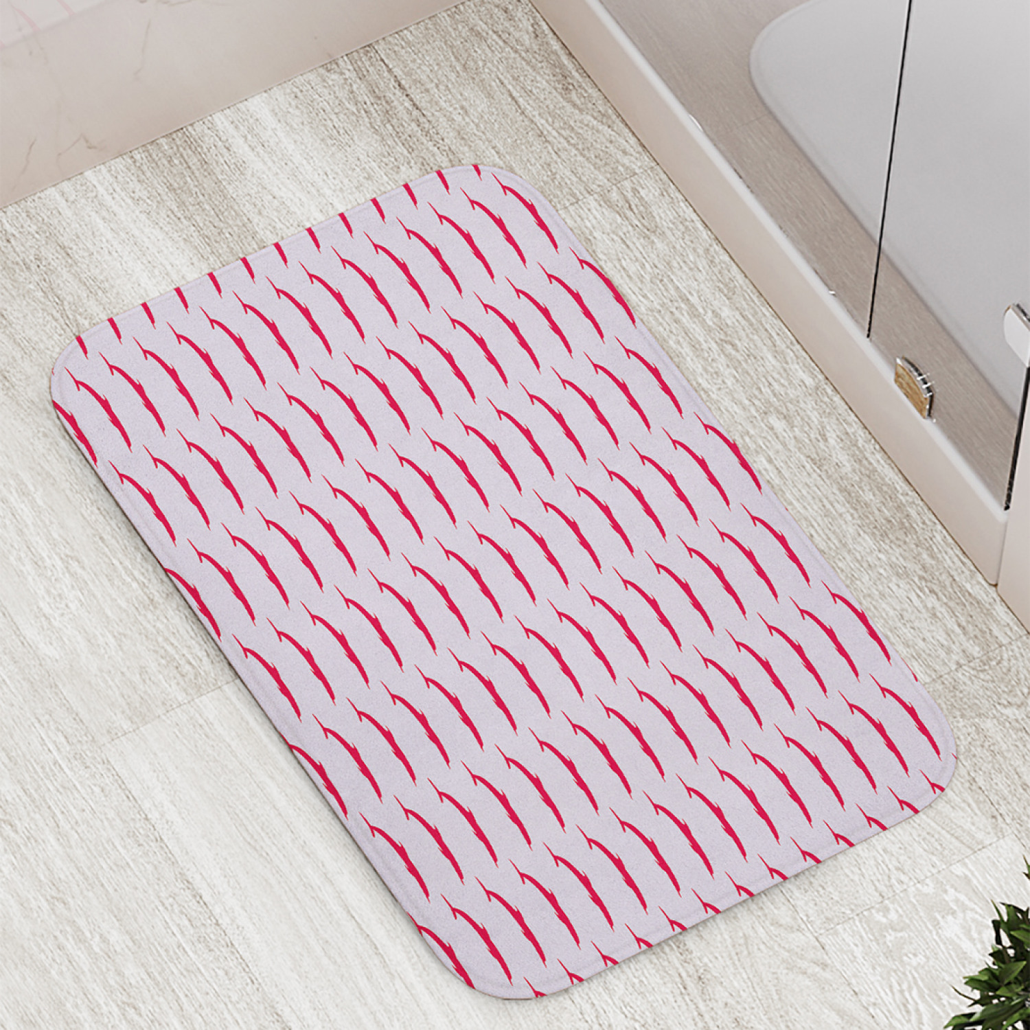 

Коврик противоскользящий JoyArty "Стая дельфинов" для ванной, сауны, бассейна, 77х52 см, Стая дельфинов