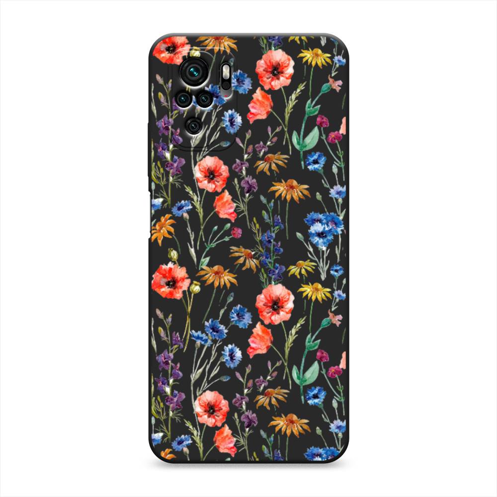 

Чехол Awog "Маки и васильки фон" на Xiaomi Poco M5s / Сяоми Поко M5s, 316252-1