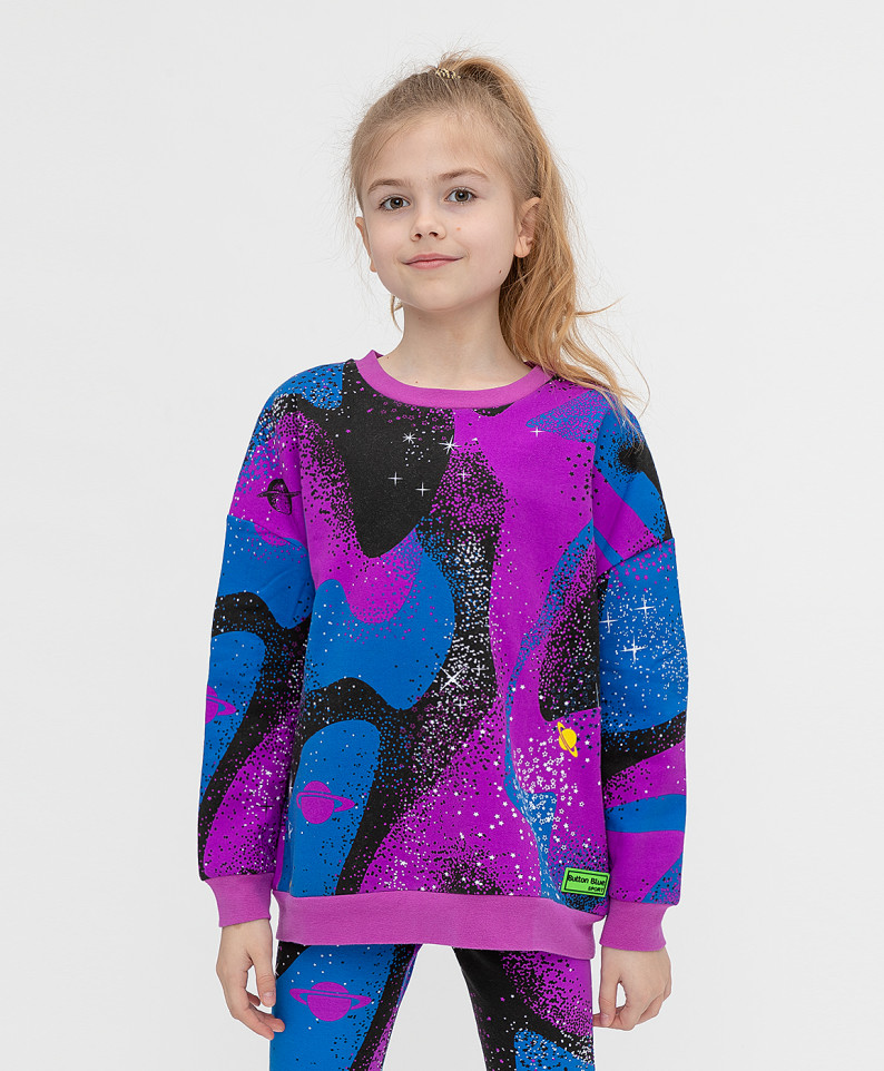 

Свитшот Button Blue 221BBGJC16043120 цв. мультицвет р. 152, 221BBGJC1604
