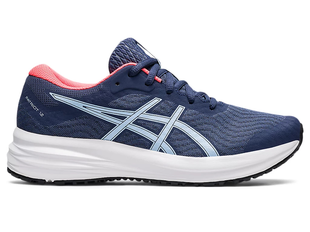 фото Кроссовки детские asics patriot 12 gs цв. голубой р-р. 38