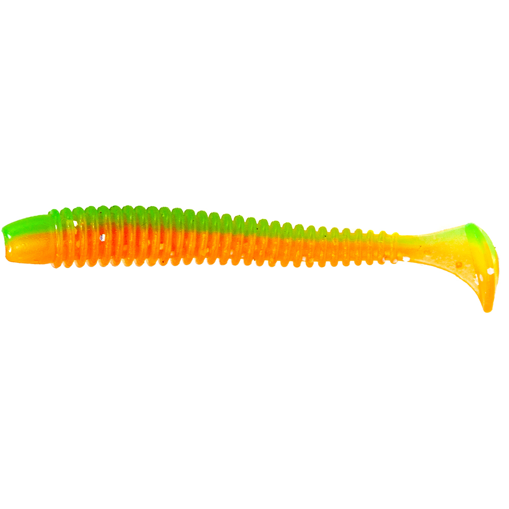 

Силиконовая приманка Grows Culture Swing Impact 3 цвет 488 Green Silver flk 10 шт, Разноцветный, Swing Impact 3