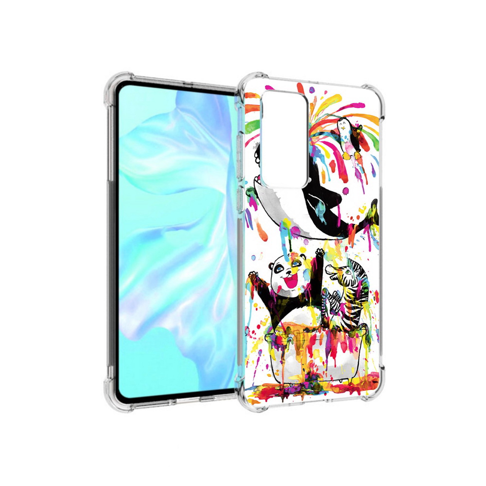 

Чехол MyPads Tocco для Huawei P40 Хиппи кит, Прозрачный, Tocco