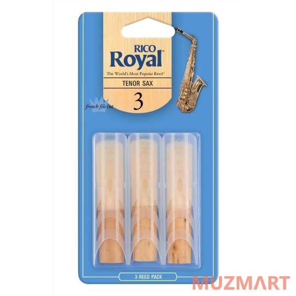 Rico RKB0330 Royal №3 Трости для саксофона тенор 3 шт.