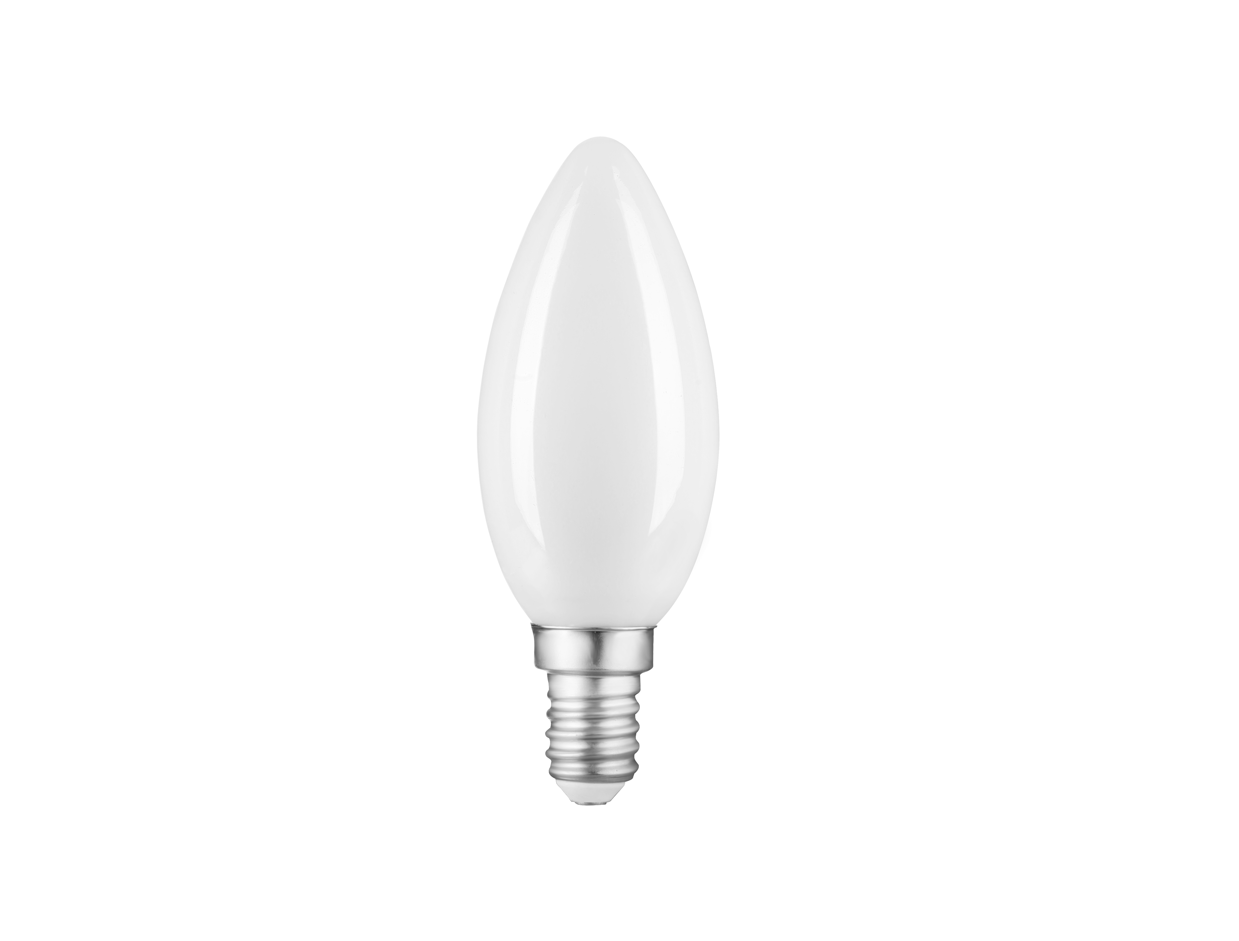 фото Лампа gauss filament свеча 9w 590lm 3000к е14 milky led 1/10/50