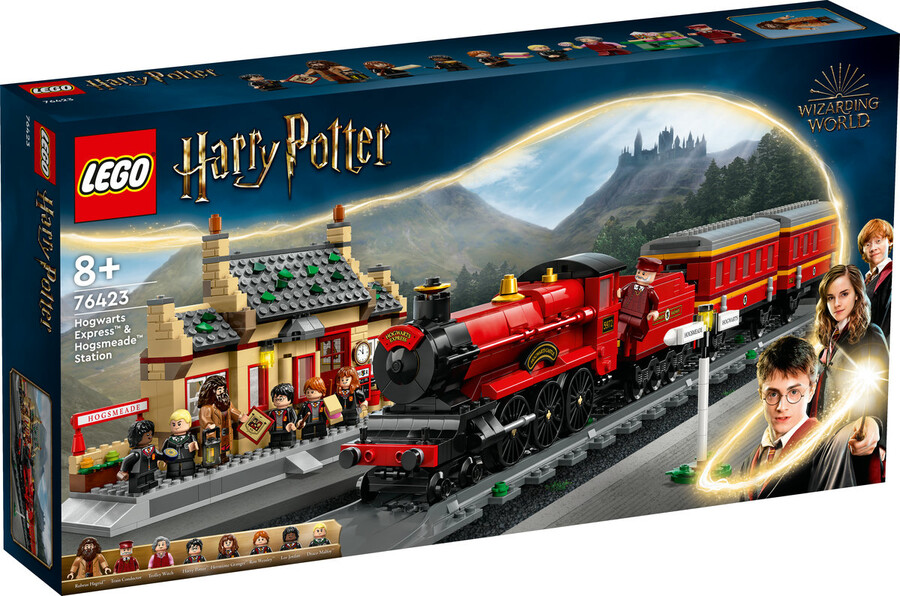 Конструктор LEGO 76423 Harry Potter Хогвартс-экспресс и станция Хогсмид конструктор lego 76423 harry potter хогвартс экспресс и станция хогсмид