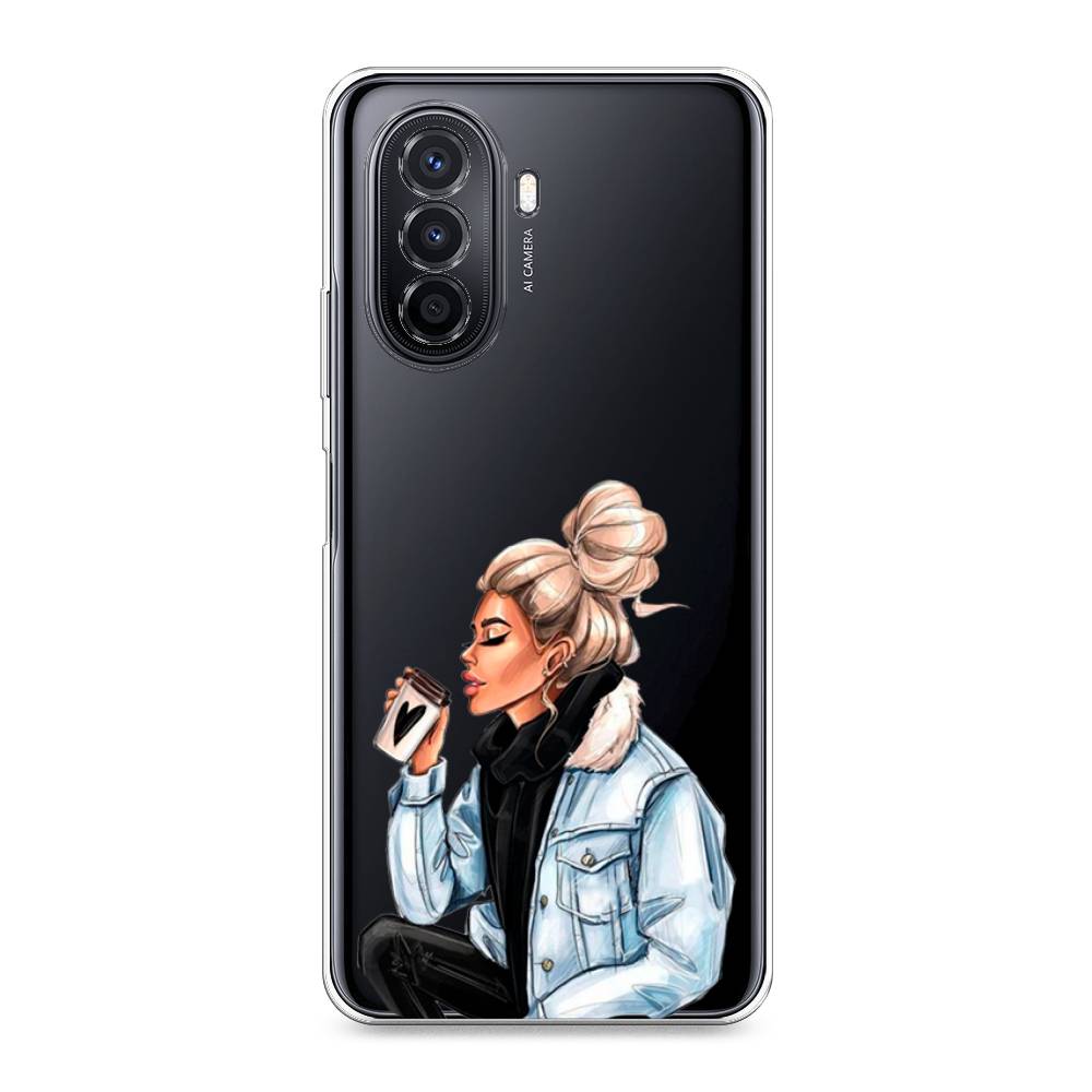 

Чехол Awog на Huawei Nova Y70 "Cute girl", Разноцветный, 6109150-7