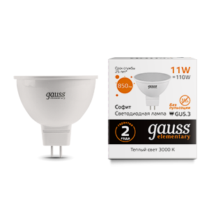 фото Упаковка ламп 10 штук лампа gauss filament свеча на ветру 9w 590lm 3000к е14 milky