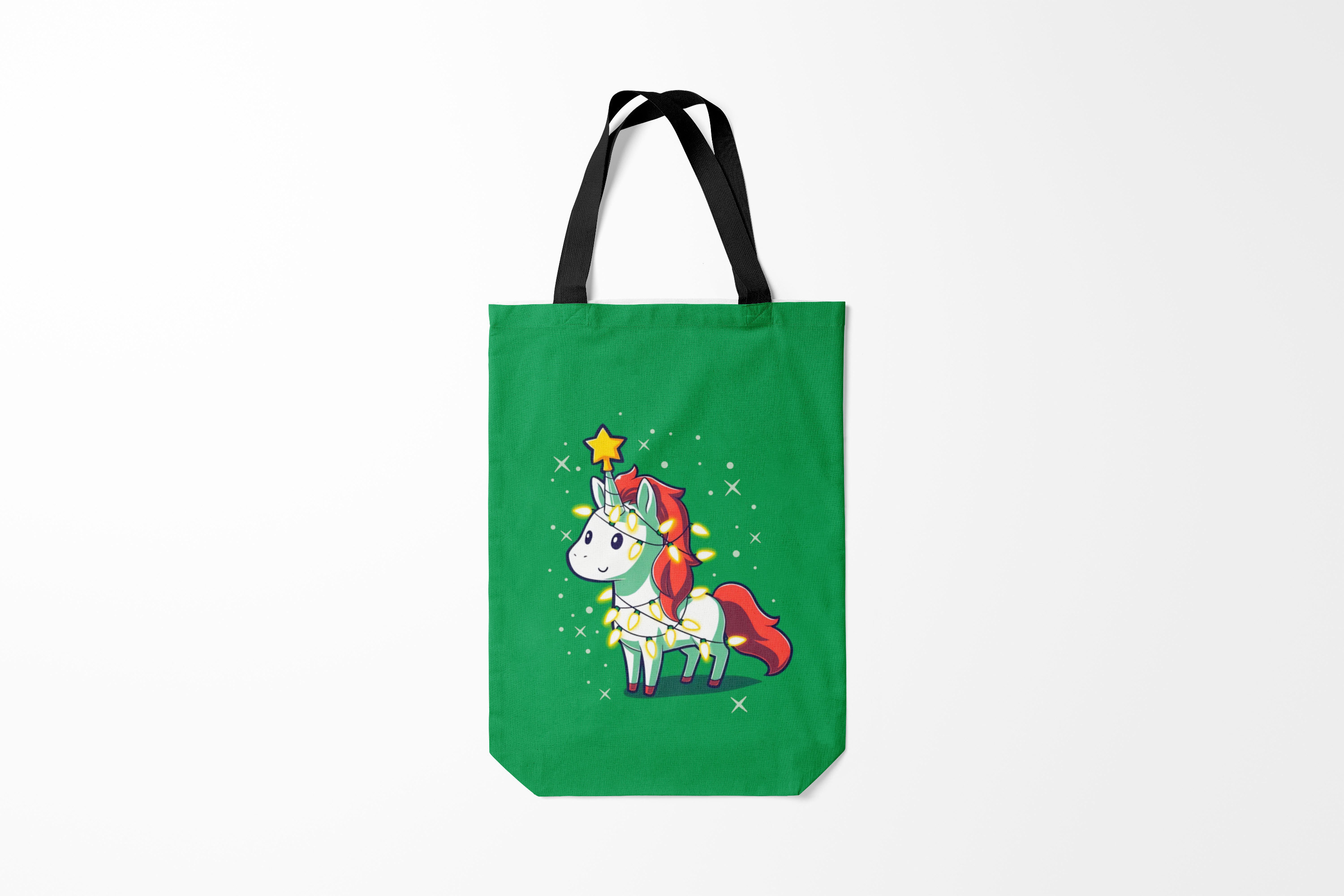 

Сумка шoппер унисекс Burnettie Единороги Magical Unicorn, зеленый, Единороги Magical Unicorn
