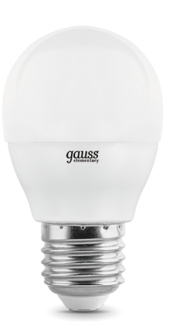 фото Упаковка ламп 10 штук лампа gauss elementary свеча 10w 750lm 3000k e27 led 1/10/100