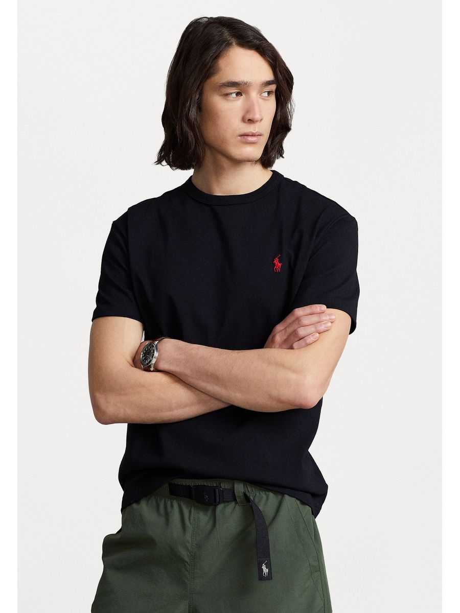 

Футболка мужская Polo Ralph Lauren PO222O09Z черная L, Черный, PO222O09Z