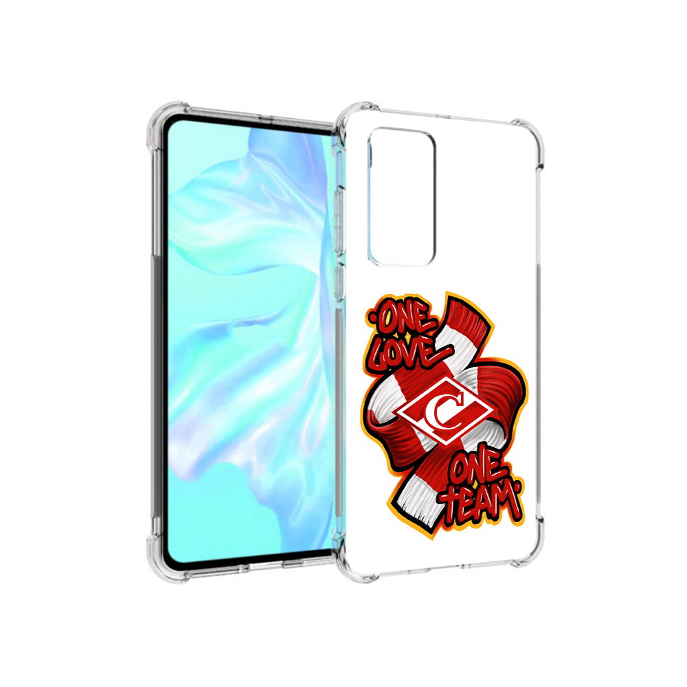 

Чехол MyPads Tocco для Huawei P40 ФК спарак 1 любовь, Прозрачный, Tocco