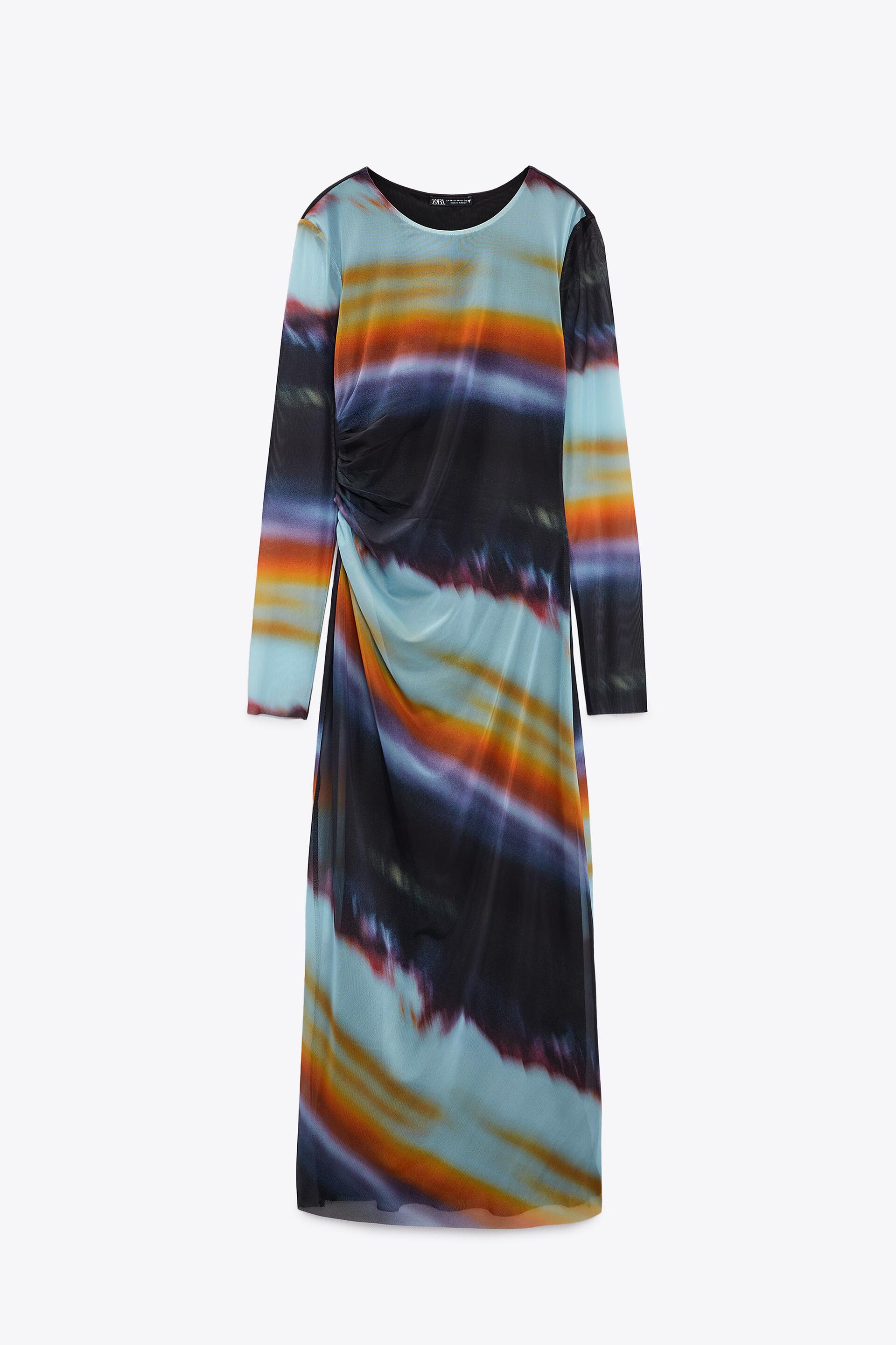 

Платье женское ZARA 05039305 голубое M (доставка из-за рубежа), 05039305
