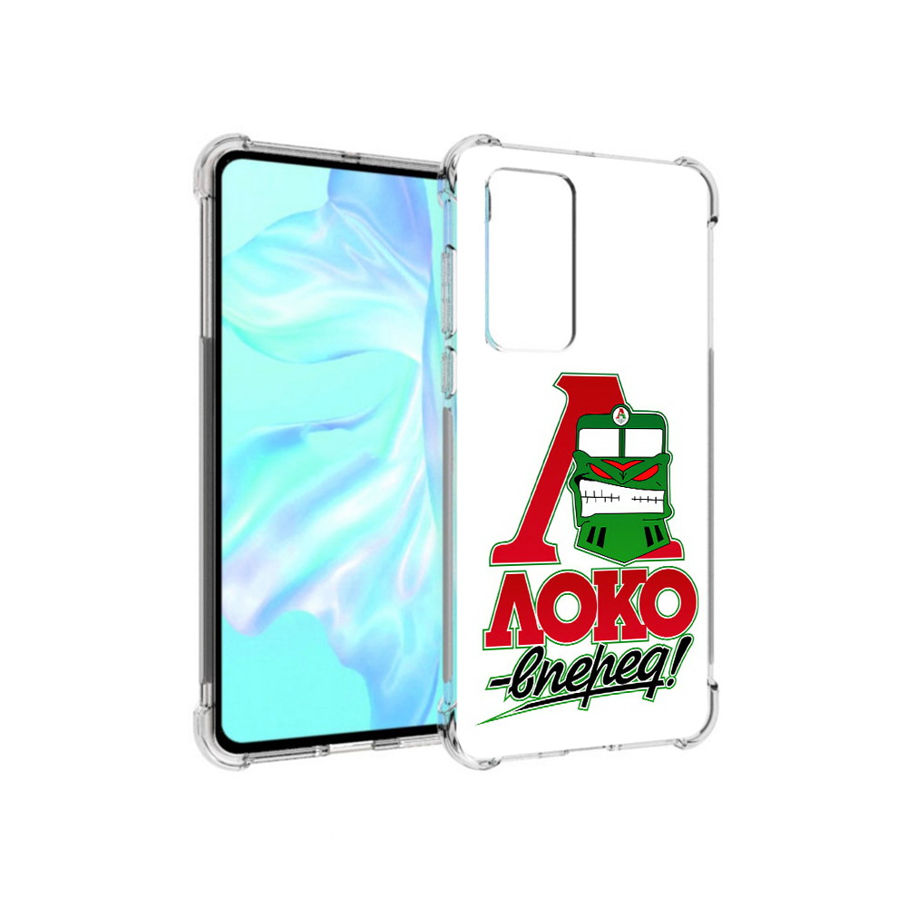 

Чехол MyPads Tocco для Huawei P40 ФК локо вперед, Прозрачный, Tocco