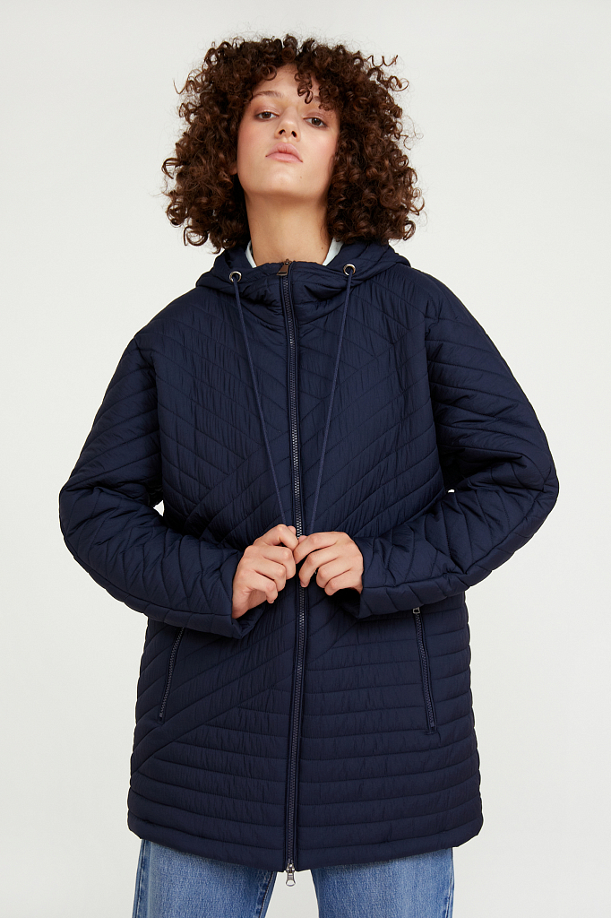 

Куртка женская Finn Flare A20-12057 синяя S, A20-12057