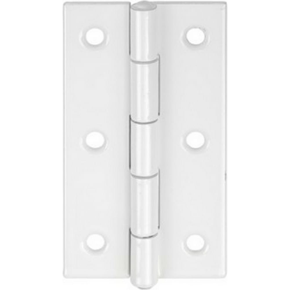 

VORMANN Петля узкая 80x41x1,5 мм, оц. (цвет белый), латунный штифт 005 00501 080 W