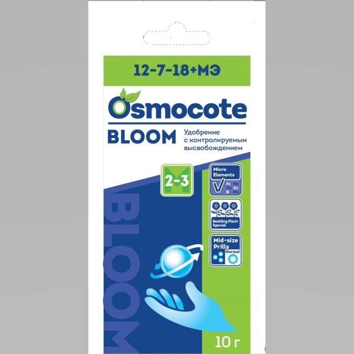 

Удобрение Осмокот Блюм (Osmocote Bloom) 2-3 мес, 10г