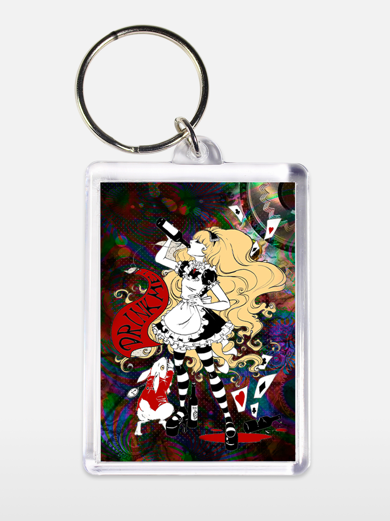 Брелок унисекс Алиса белый