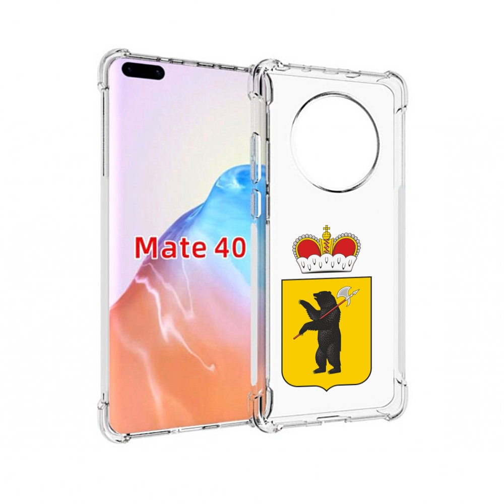 

Чехол MyPads Tocco для Huawei Mate 40 герб-ярославская-область, Прозрачный, Tocco