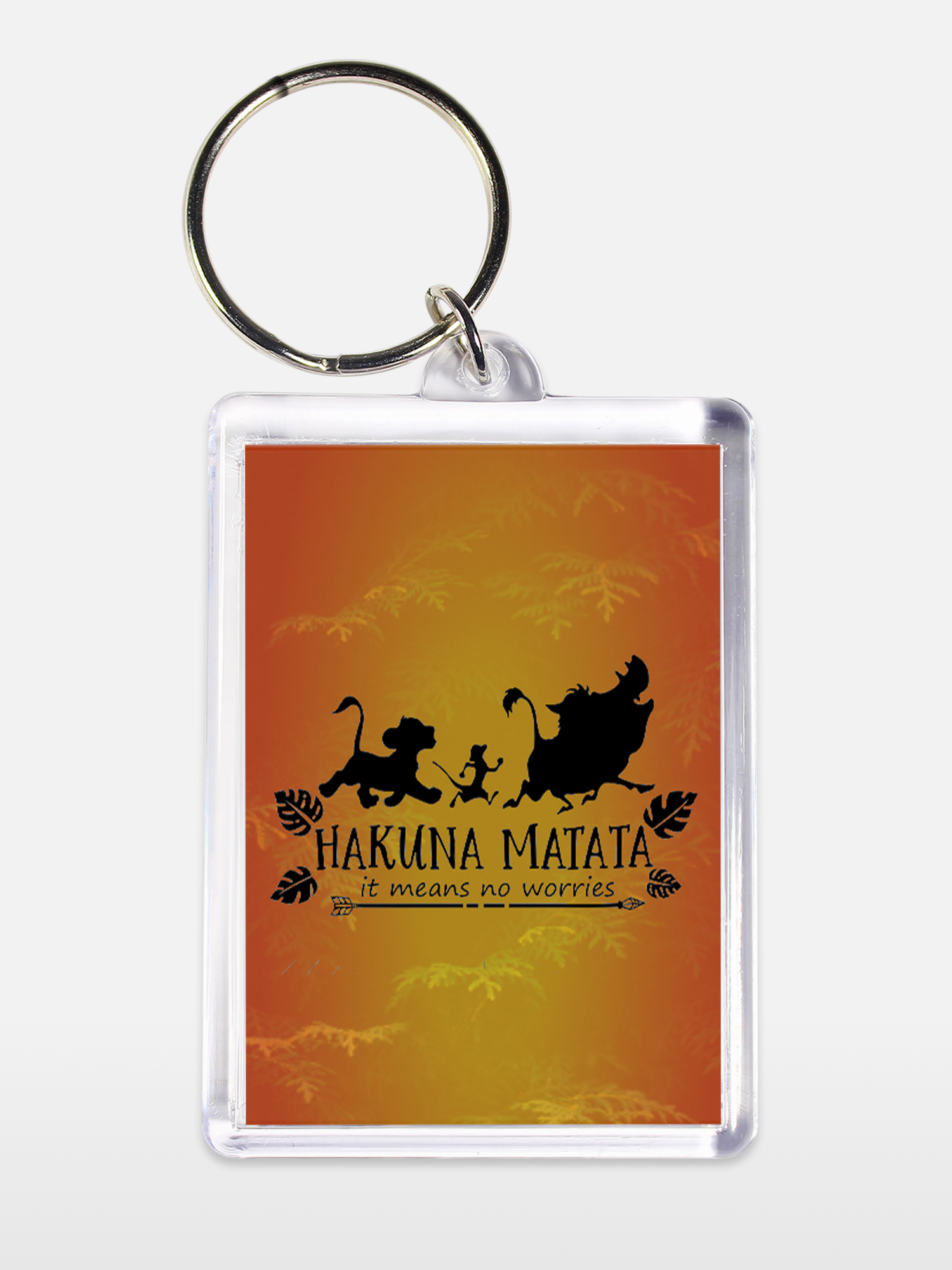 Брелок унисекс Акуна матата белый