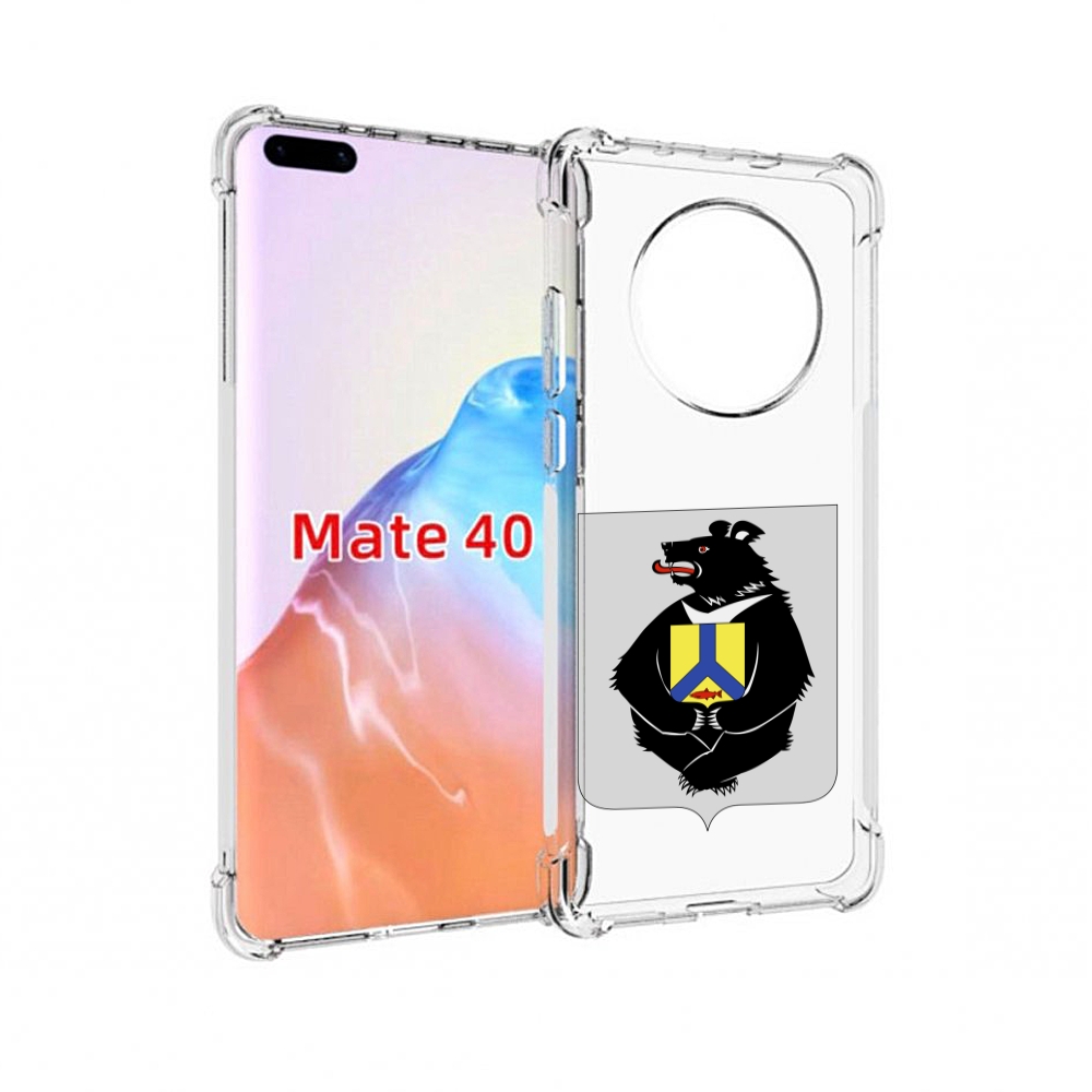 

Чехол MyPads Tocco для Huawei Mate 40 герб-хабаровскии-краи, Прозрачный, Tocco