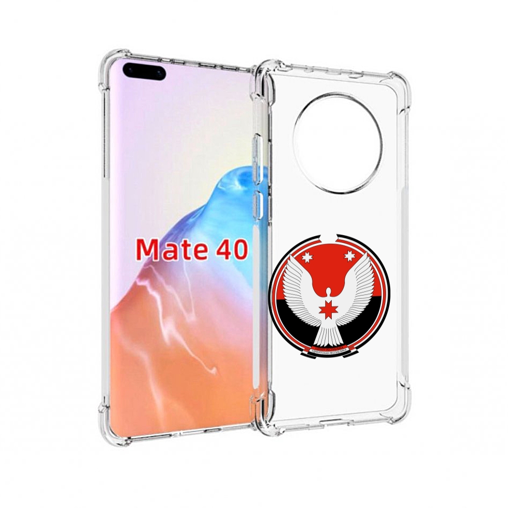 

Чехол MyPads Tocco для Huawei Mate 40 герб-удмуртия-ижевск, Прозрачный, Tocco