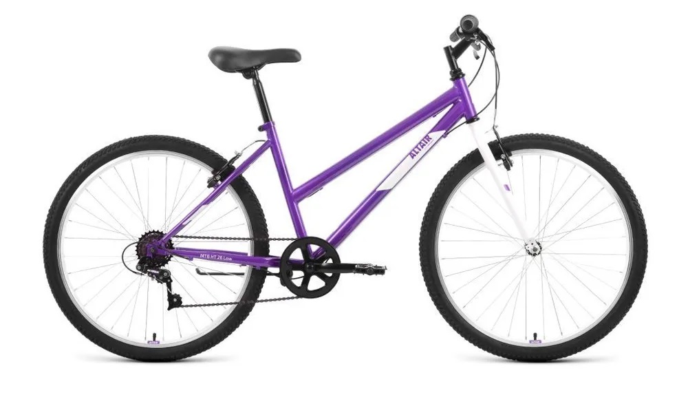 Велосипед Altair Mtb HT Lady 26 6ск р15-17 р15 цвфиолетовыйбелый 1578000₽
