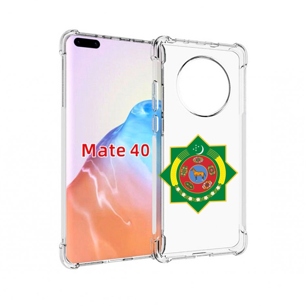 

Чехол MyPads Tocco для Huawei Mate 40 герб-туркменистан, Прозрачный, Tocco