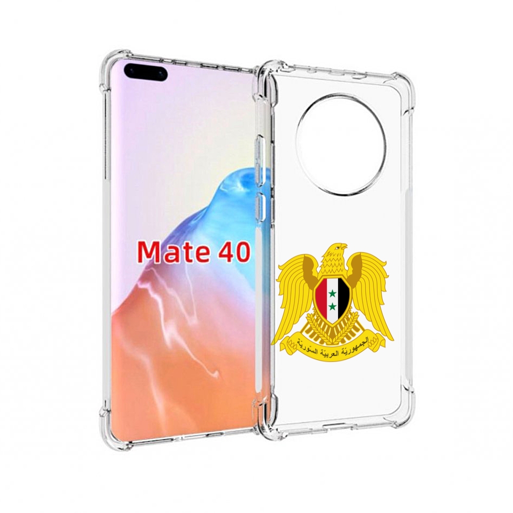 

Чехол MyPads Tocco для Huawei Mate 40 герб-сирии, Прозрачный, Tocco