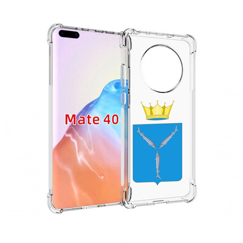 

Чехол MyPads Tocco для Huawei Mate 40 герб-саратовская-область, Прозрачный, Tocco