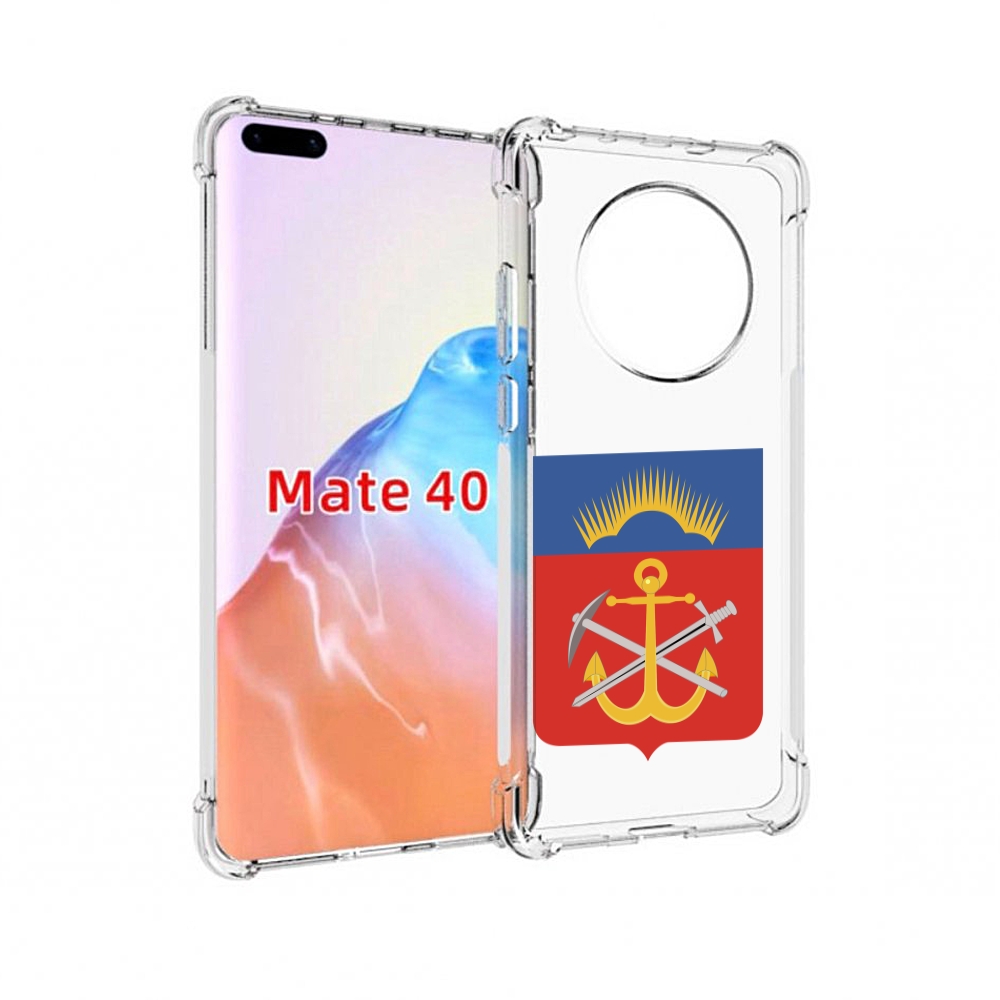 

Чехол MyPads Tocco для Huawei Mate 40 герб-мурманская-область, Прозрачный, Tocco