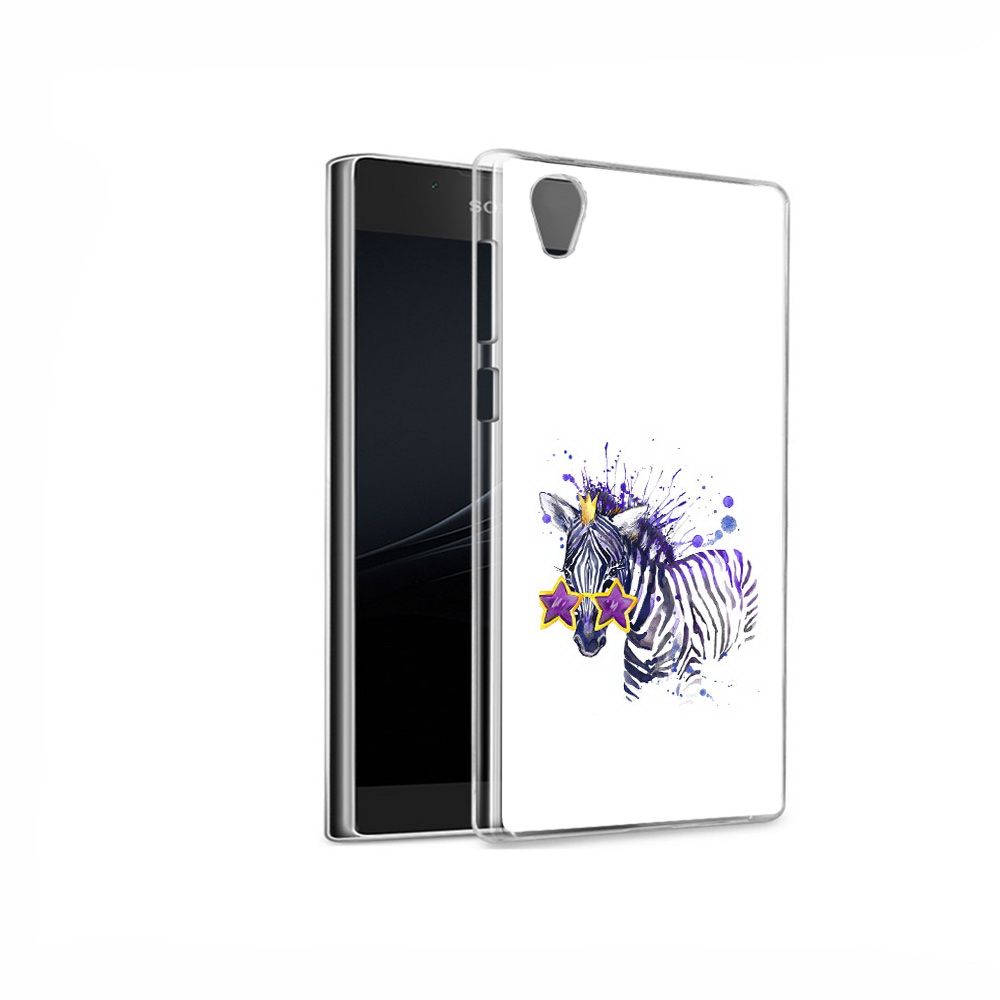 

Чехол MyPads Tocco для Sony Xperia L1 акварельная зебра (PT66853.250.215), Прозрачный, Tocco