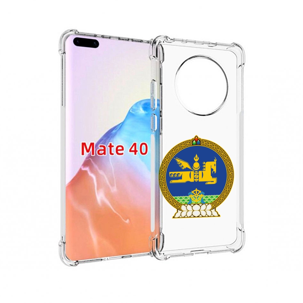 

Чехол MyPads Tocco для Huawei Mate 40 герб-монголия, Прозрачный, Tocco