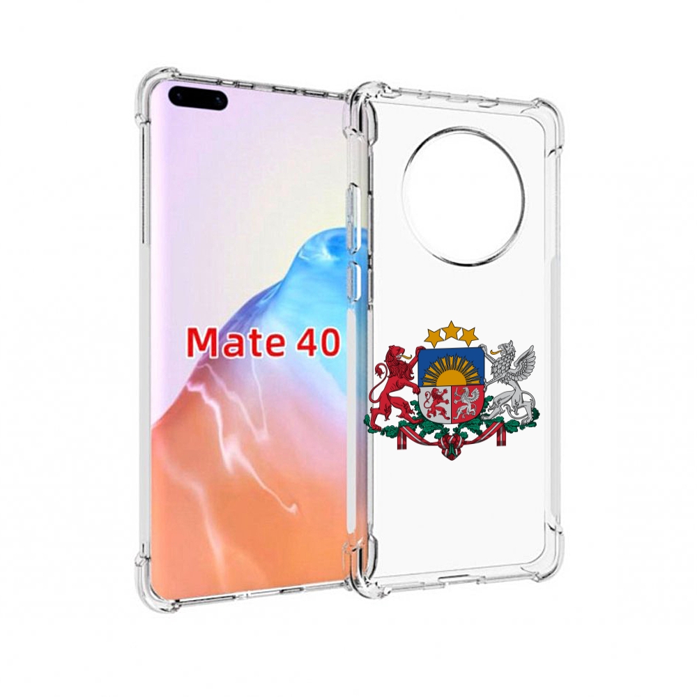 

Чехол MyPads Tocco для Huawei Mate 40 герб-латвии, Прозрачный, Tocco