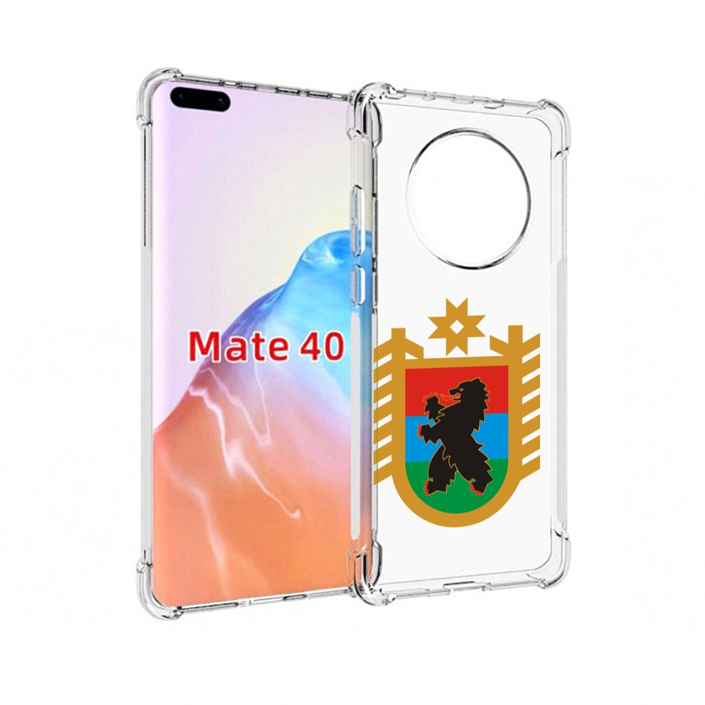 

Чехол MyPads Tocco для Huawei Mate 40 герб-карелия-петрозаводск, Прозрачный, Tocco