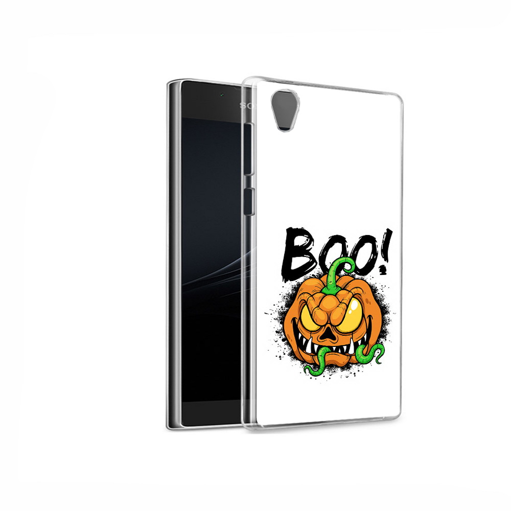 

Чехол MyPads Tocco для Sony Xperia L1 Хэллоуин бу (PT66853.250.193), Прозрачный, Tocco