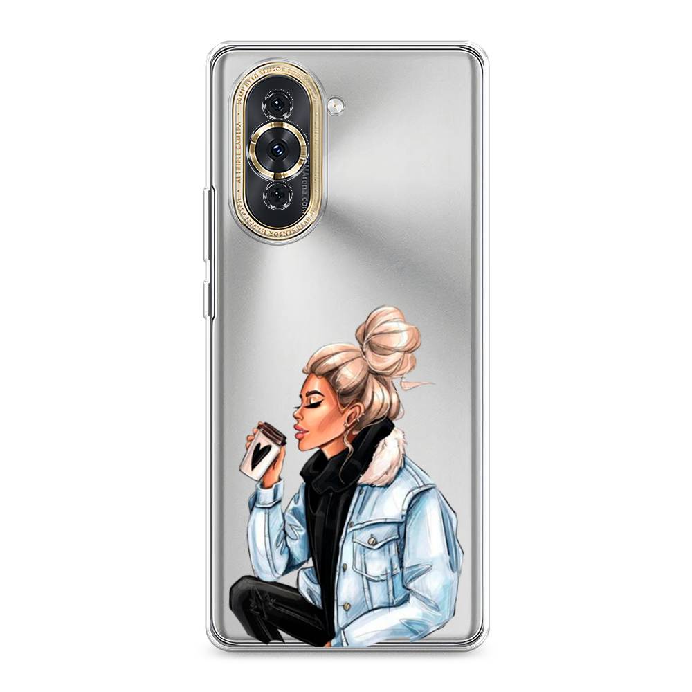 

Чехол Awog на Huawei Nova 10 "Cute girl", Разноцветный, 6108950-7
