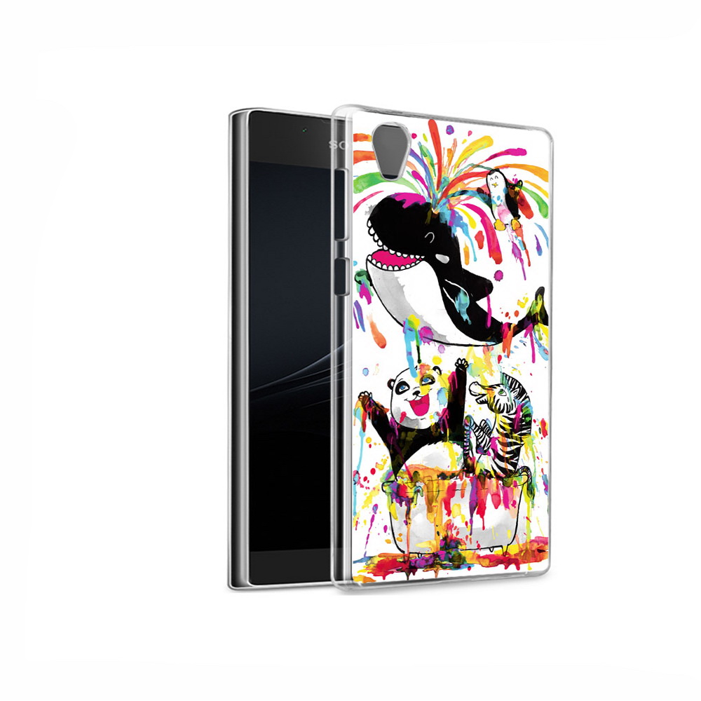 

Чехол MyPads Tocco для Sony Xperia L1 Хиппи кит (PT66853.250.191), Прозрачный, Tocco