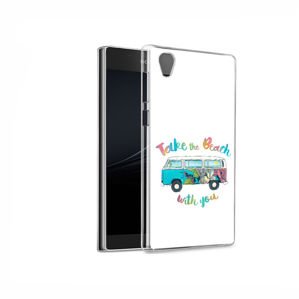 

Чехол MyPads Tocco для Sony Xperia L1 Хиппи автобус (PT66853.250.190), Прозрачный, Tocco