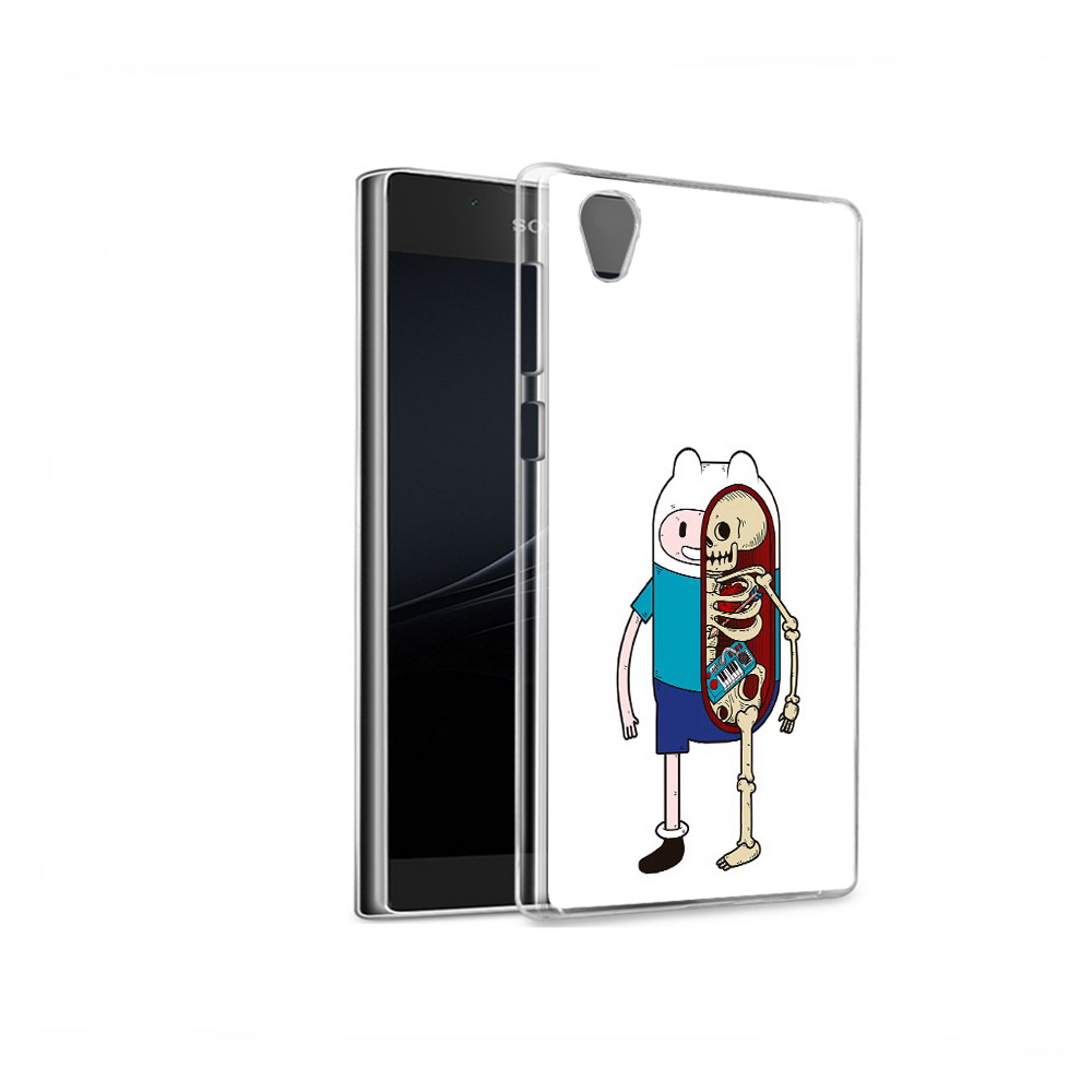 

Чехол MyPads Tocco для Sony Xperia L1 Финн скелет (PT66853.250.187), Прозрачный, Tocco
