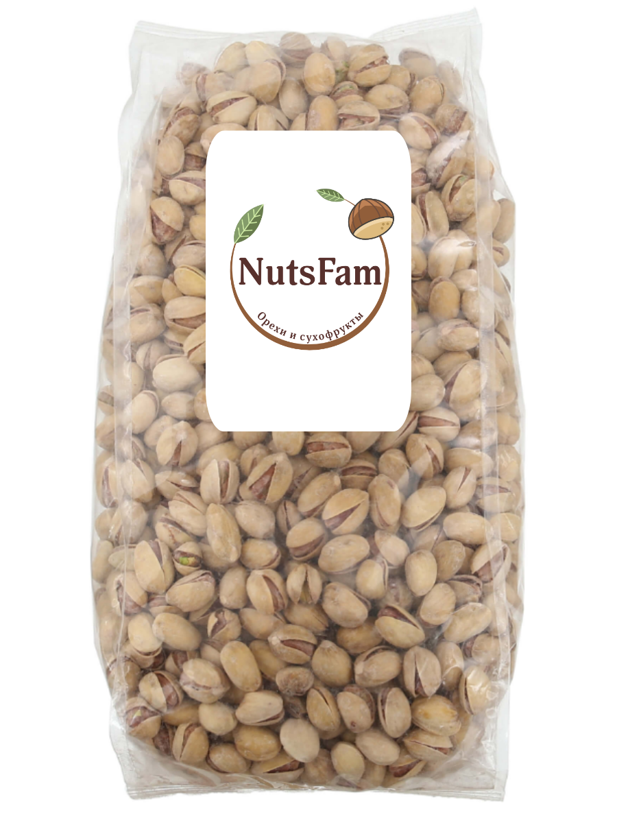 

Фисташка NutsFam жареная соленая, 1000 г, Fist_sol_NutsFam